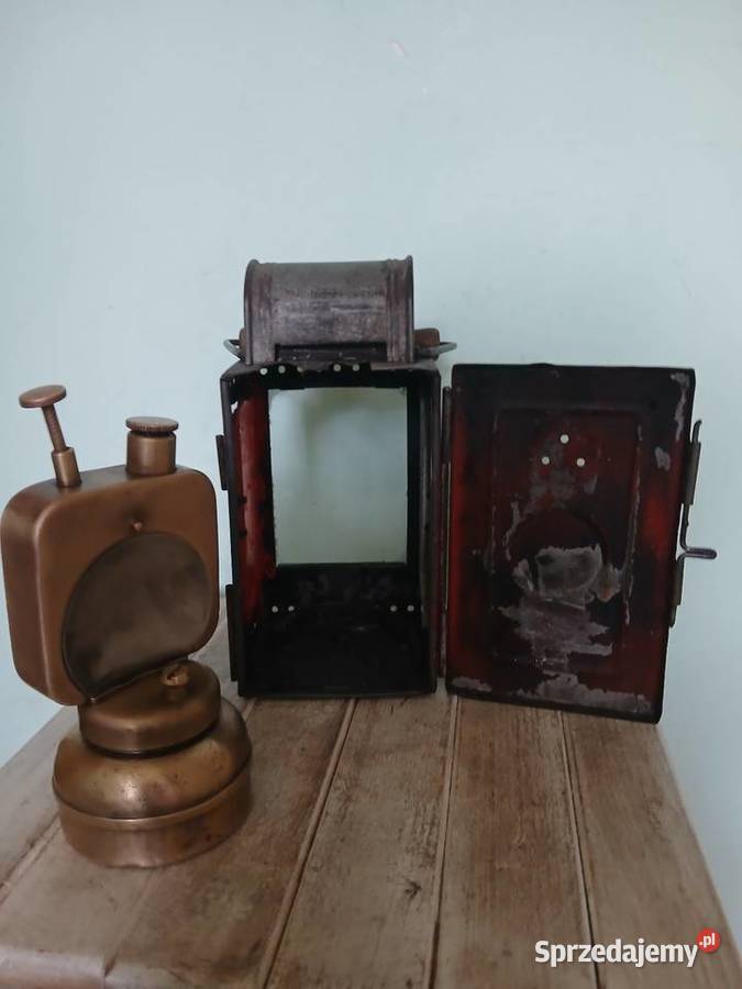 Stara lampa kolejowa Antyki