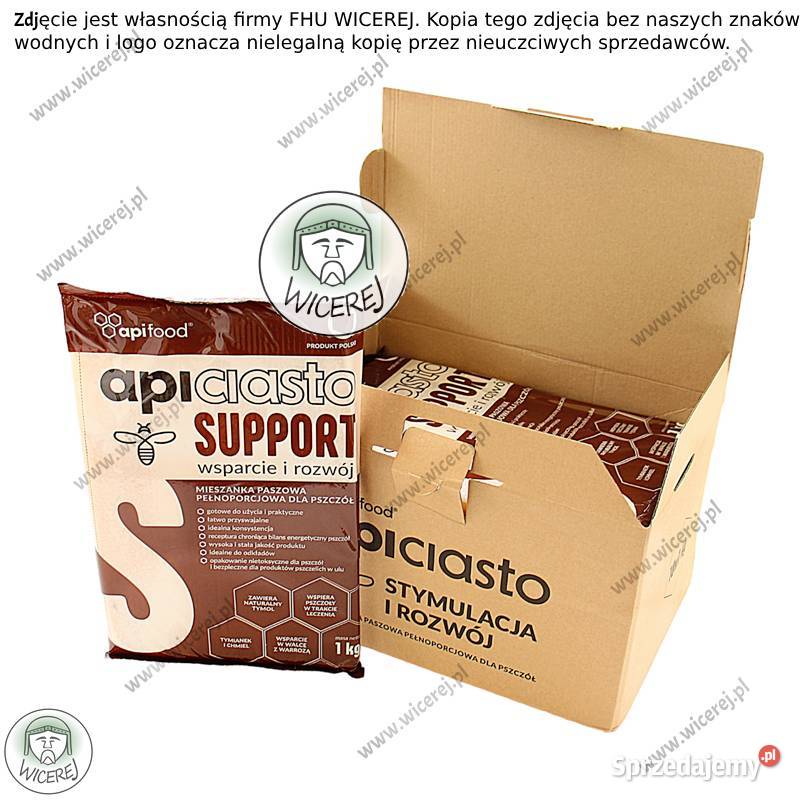 Ciasto Pszczół Apifood na Warrozę Support Ogród Jaśliska