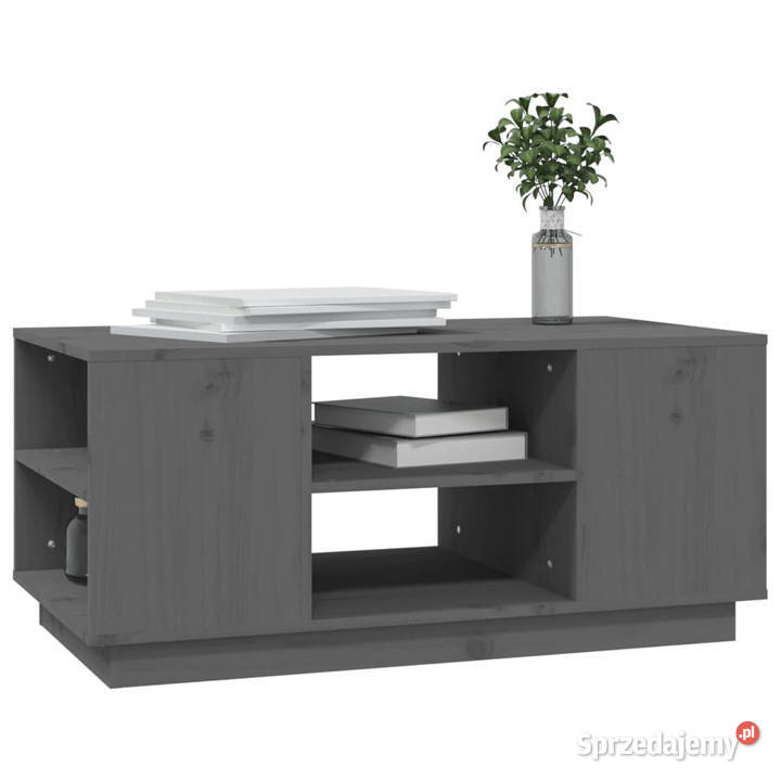 Stolik kawowy szara 90x49x405 lite drewno Warszawa