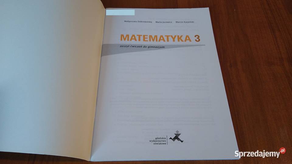 Matematyka z plusem 3 Zeszyt ćwiczeń Dobrowolska Gdańsk