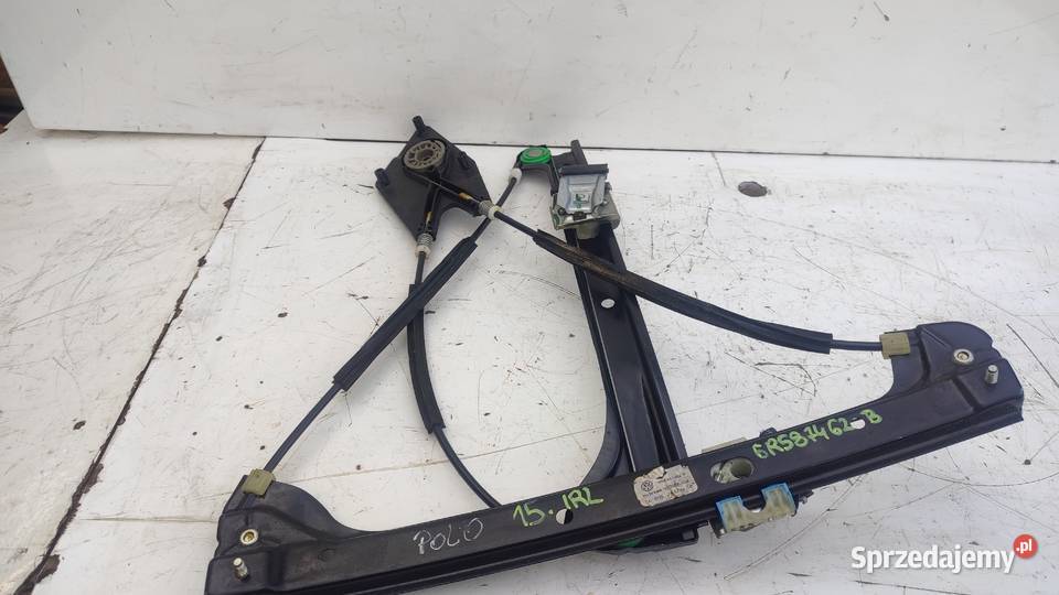15MECHANIZM PODNOŚNIK SZYBY PRAWYY PRZÓD VW POLO osobowe Włoszczowa