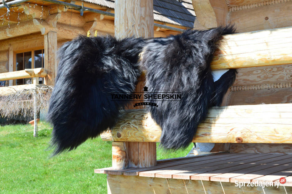 Skóra Owcza Czarna Naturalna Island Skóry Owcze Szaflary