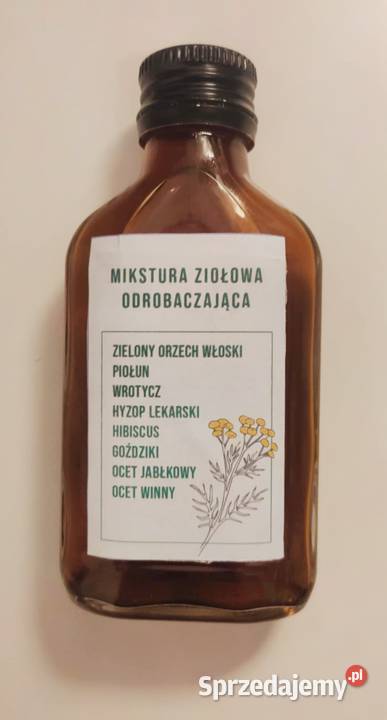 Ziołowa Mikstura Odrobaczająca pozbądź się łódzkie sprzedam