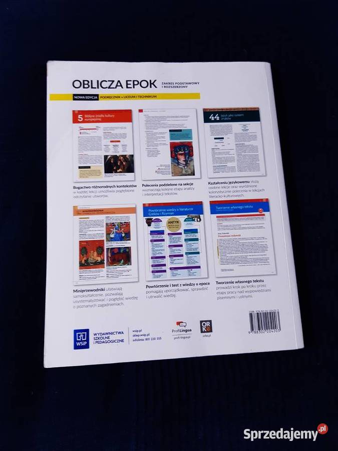 OBLICZA EPOK 11 Podręcznik liceum i technikum Mieszkowice sprzedam