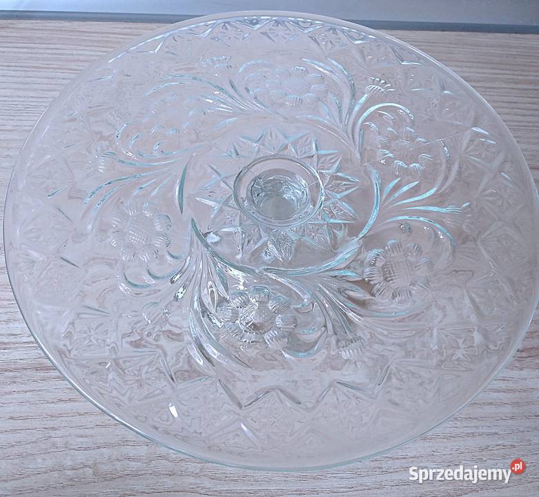 szklana patera Hortensja małopolskie Bukowno sprzedam