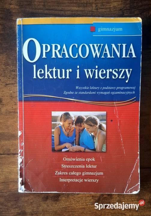 Opracowania lektur i wierszy gimnazjum GREG Podręczniki wielkopolskie Drawsko sprzedam