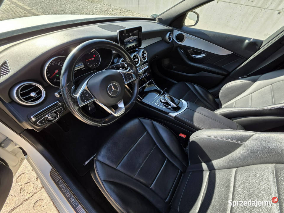 Mercedes C 220 AMG Mercedes C W205 220d 4Matic elektrycznie ustawiane fotele Białystok