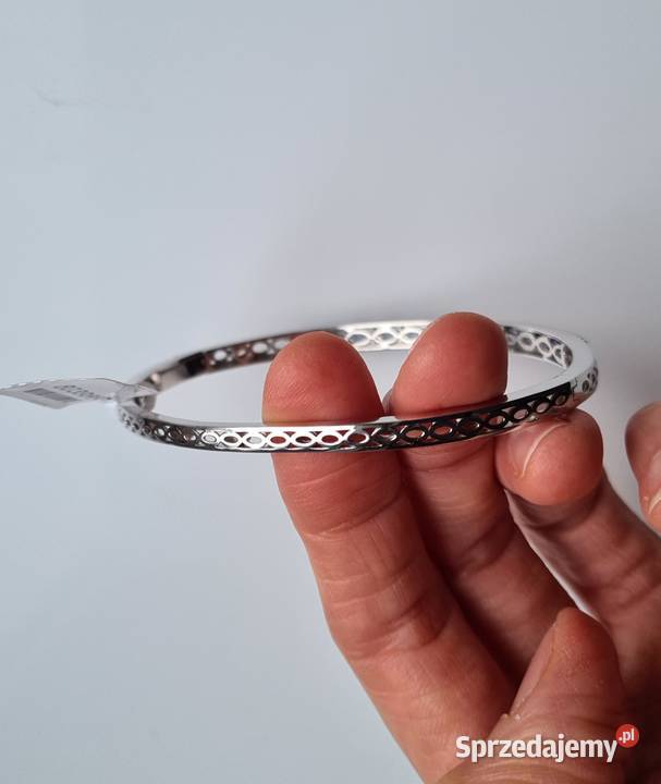 Srebrna bransoletka z tanzanitami Otwock