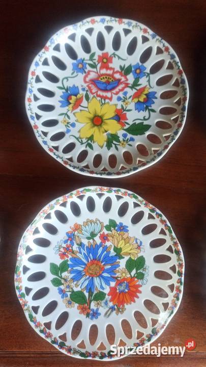 Talerz z kwiatami Syg Porcelana Schmidt Brasil Gdańsk