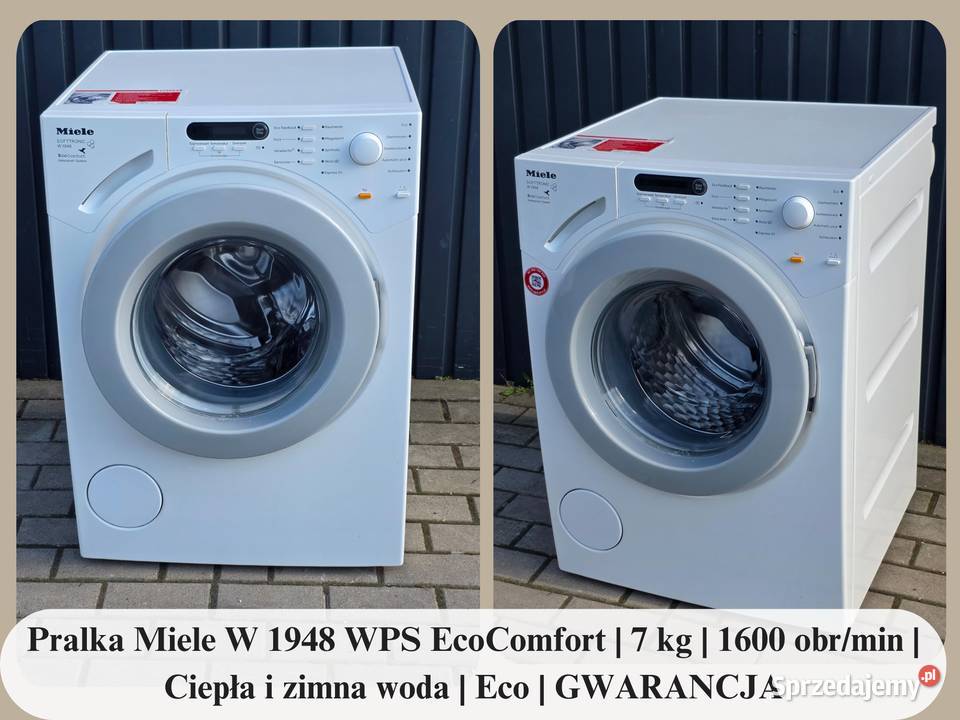 Pralka Miele W 1948 WPS EcoComfort 7 Ciepła i dolnośląskie Wrocław