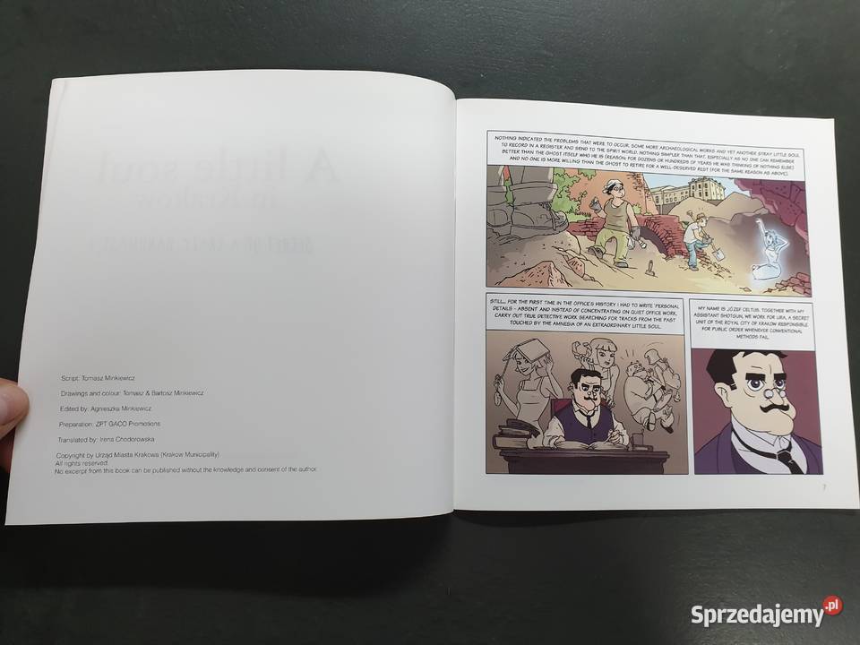 A little soul in Krakow komiks w języku pomorskie Gdynia sprzedam
