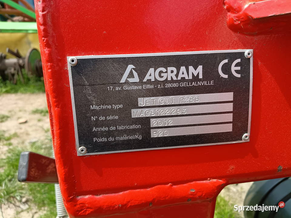 Kosiarka dyskowa Agroma Agram nieuszkodzony Rucewo sprzedam