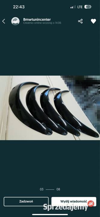 Poszerzenia do BMW e46 Pozostałe