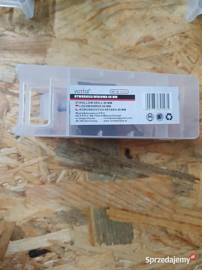 Otwornica do Metalu z węglikiem spiekanym 40mm wielkopolskie Głogowa