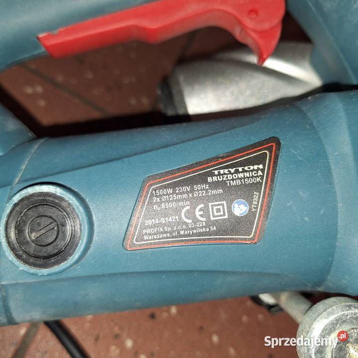 Bruzdownica TRYTON TMB1500K 1500W sprzedam