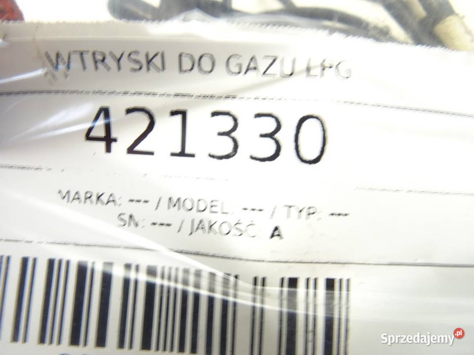WTRYSKI DO GAZU LPG RAIL001 WTRYSK GAZU GAZOWY Układ paliwowy