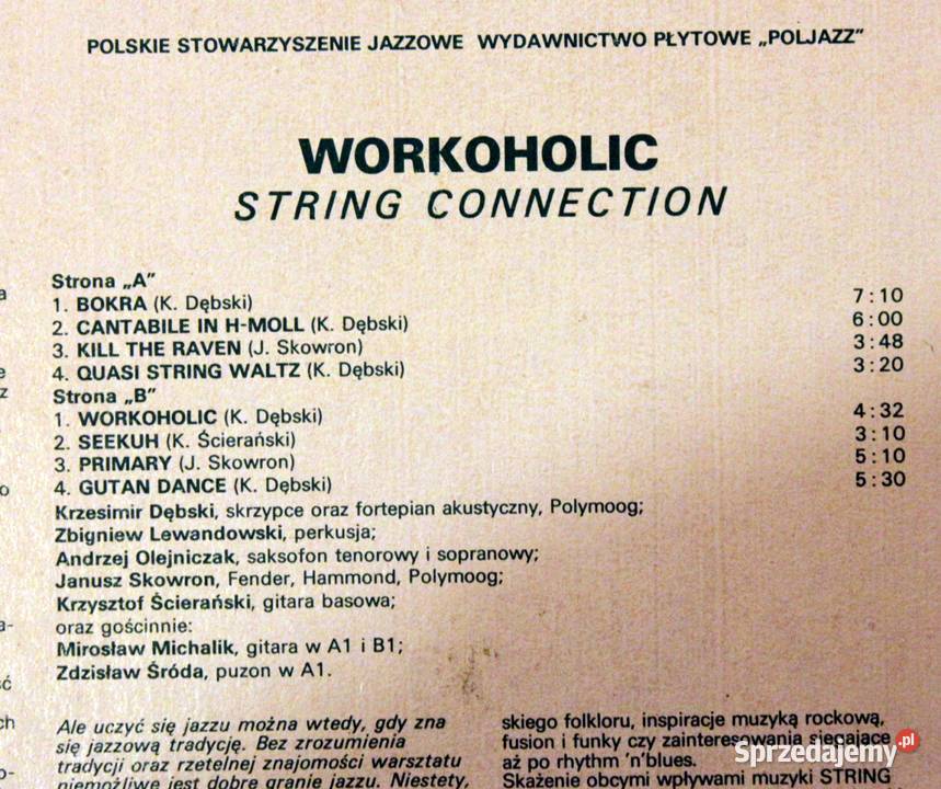 String Connection Workoholic Szczecin