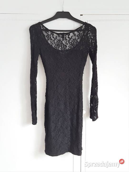 Czarna sukienka koronkowa Tally Weijl 34 XS Rozmiar 34(XS) zachodniopomorskie