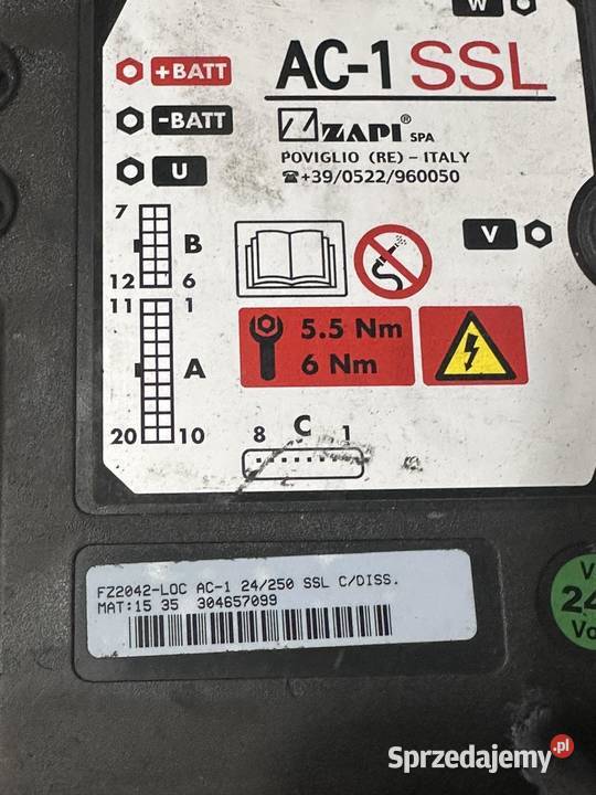 Sterownik ZAPI AC1 SSL FZ2042 LOC 24250 sprzedam