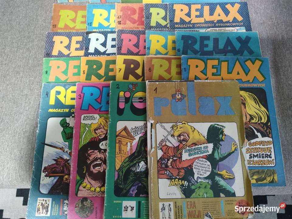 Komiks RELAX 122 i 2728 Europejskie lubelskie Lublin