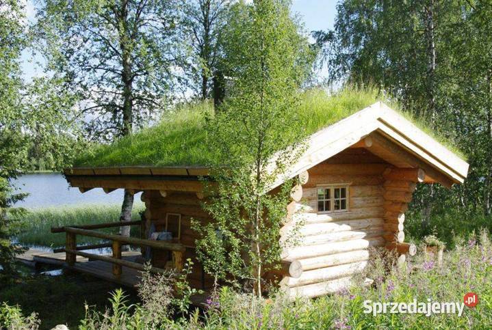 Zadaszenie domku holenderskiego sauny tratwy Katowice