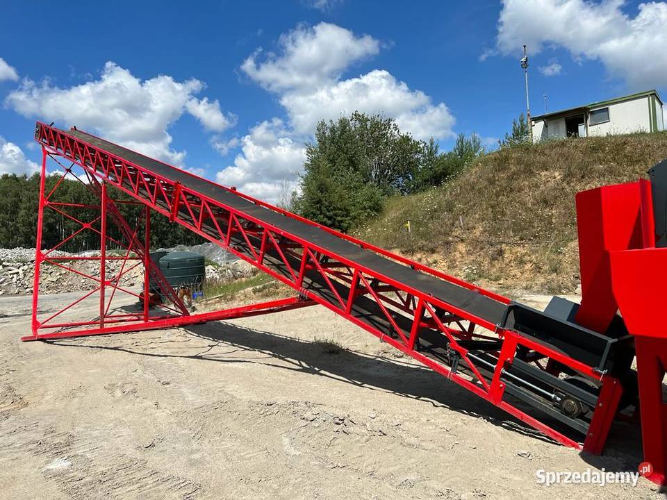 Taśmociąg przenośnik taśmowy 20m x 800mm Kołodziejewo