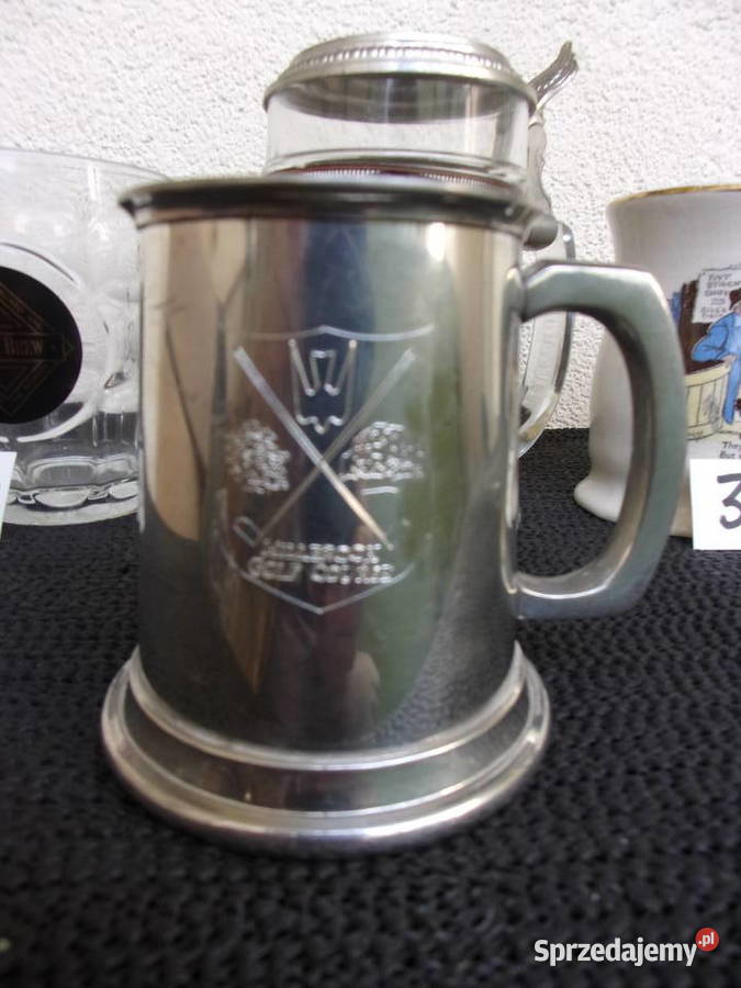 5 Kolekcionerskie różnych kufle do piwa cynowe Warszawa
