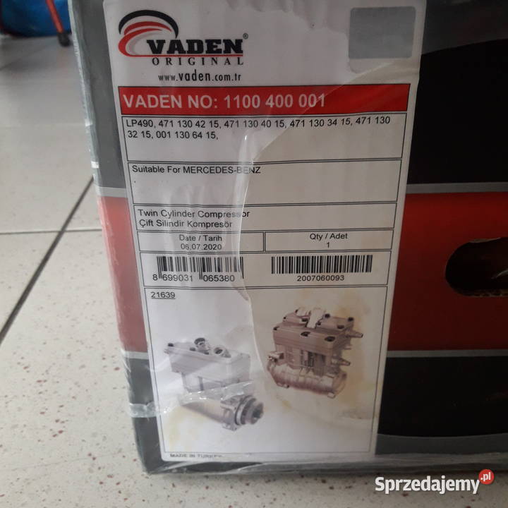 1100400001 sprężarka powietrza Mercedes Actros Częstochowa sprzedam