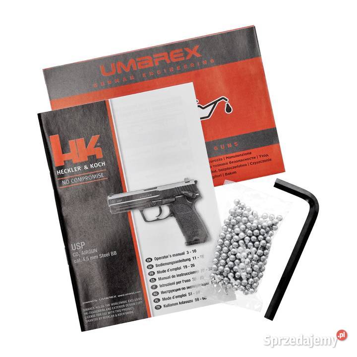 Pistolet wiatrówka HK HecklerKoch USP blowback Warszawa