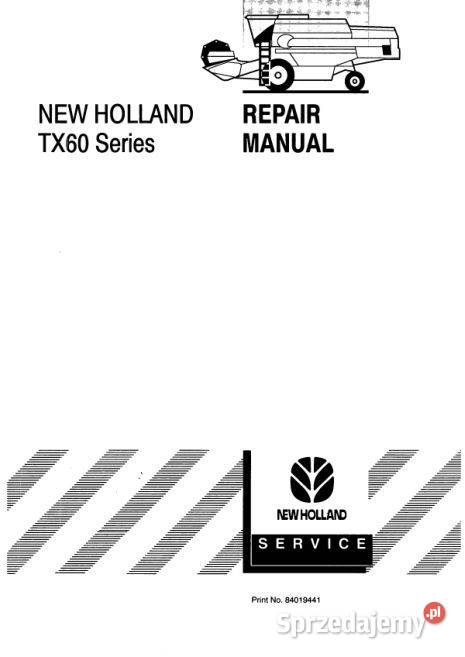 Holland TX 62 TX 64 TX 65 66 67 68 instrukcja Książki i Podręczniki sprzedam