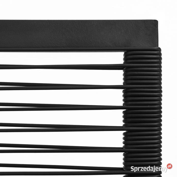 7cz zestaw mebli ogrodowych rattan PVC czarny Meble ogrodowe Warszawa