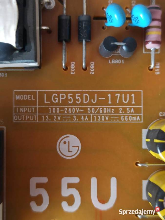 Zasilacz telewizora LG 55UJ6307 Rybnik