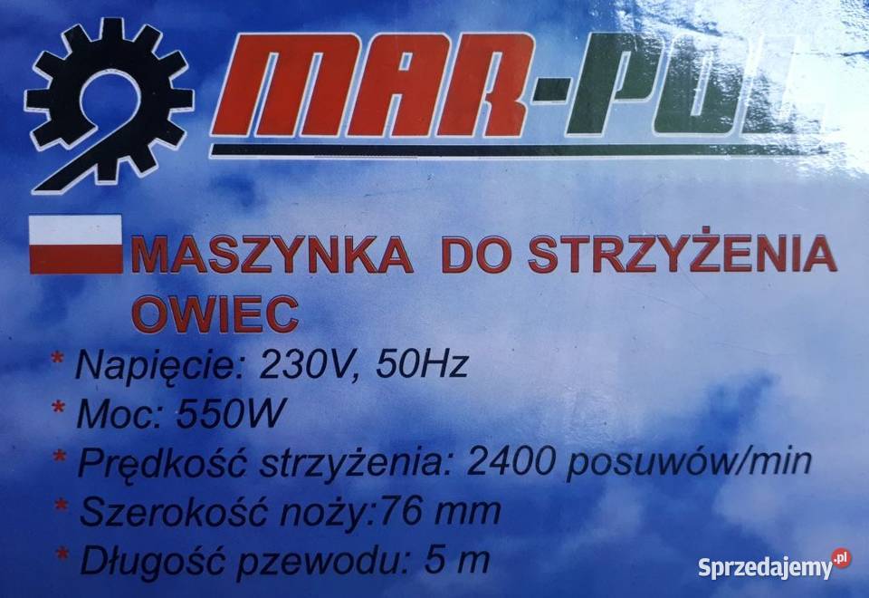 Maszynka do strzyzenia owiec Kujawy