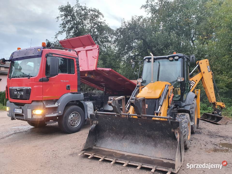 ziemia piasek Transport wywrotka koparko Borowina usługi budowlane