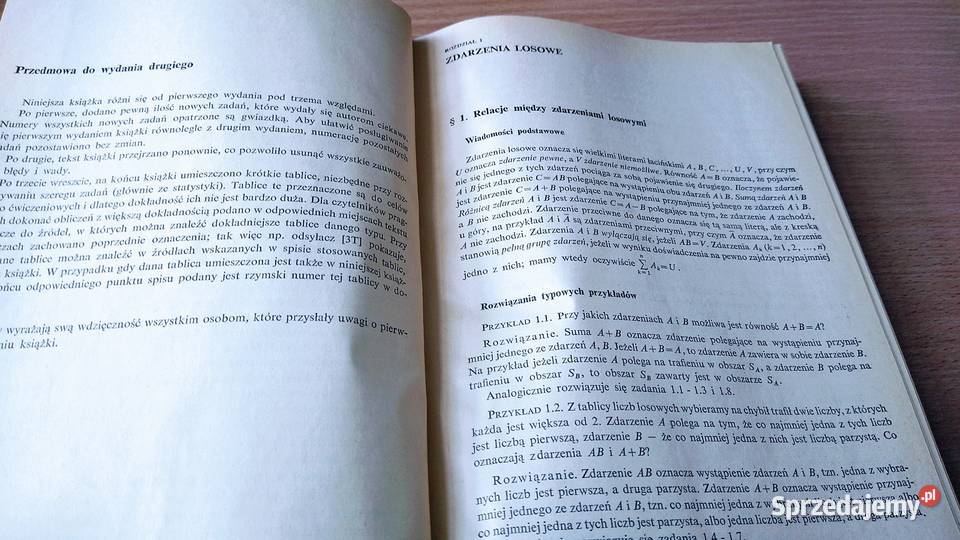 Rachunek prawdopodobieństwa w zadaniach i pomorskie Gdańsk sprzedam
