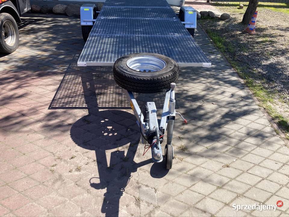 Przyczepa platforma płaska laweta ocynk 4m długa 400kg