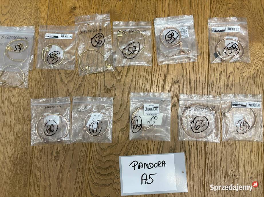 Syndyk sprzeda biżuterię PANDORA Warszawa