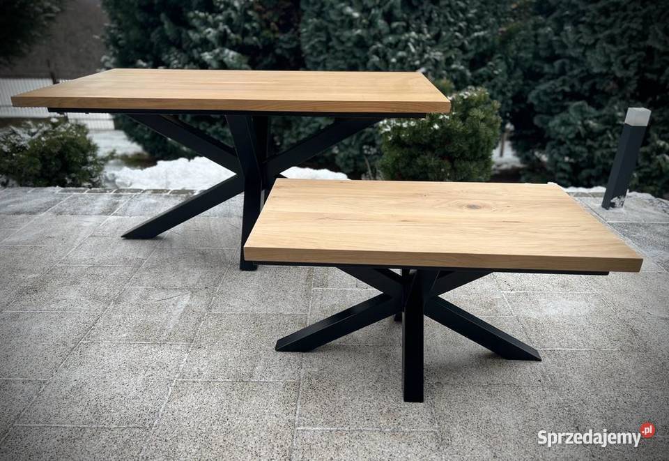 Stelaż do stołu stół dębowy stół pająk