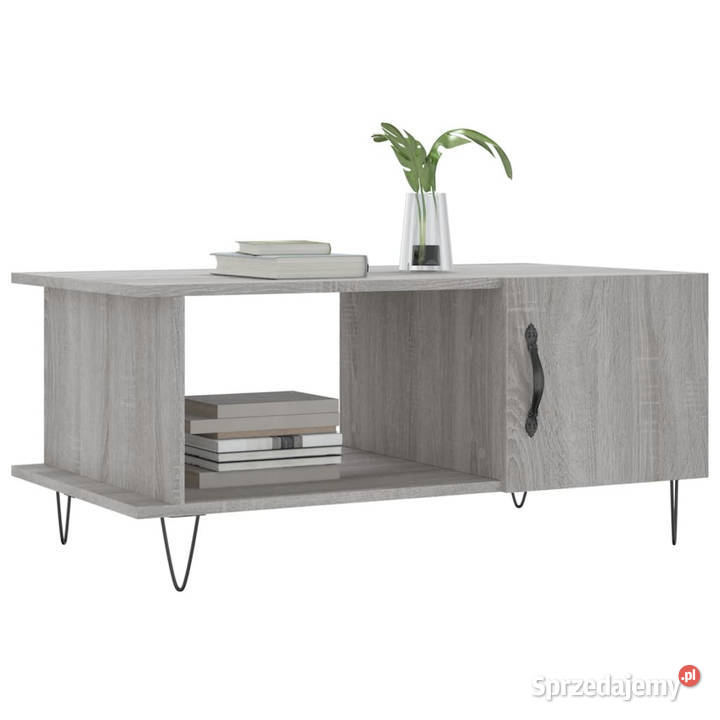 Stolik kawowy szary dąb sonoma 90x50x40 WM829490 Stoły Warszawa