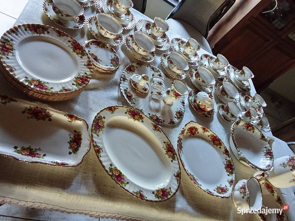 Serwis kawowoobiadowy Royal Albert England Prusim