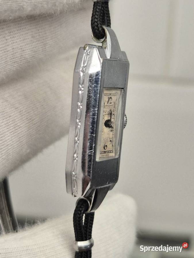 Zegarek vintage Bulova Tank Art Deco Ladies 1936 Chorzów