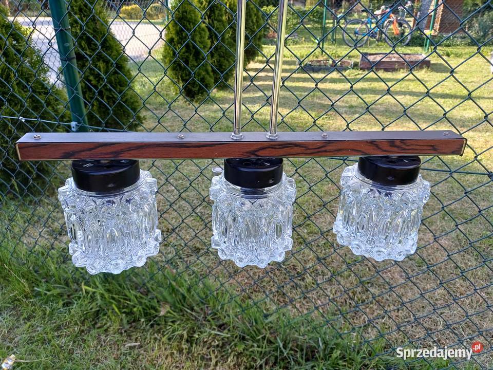 Retro lampa wiszaca z 1965 roku Jilove Decin sprzedam
