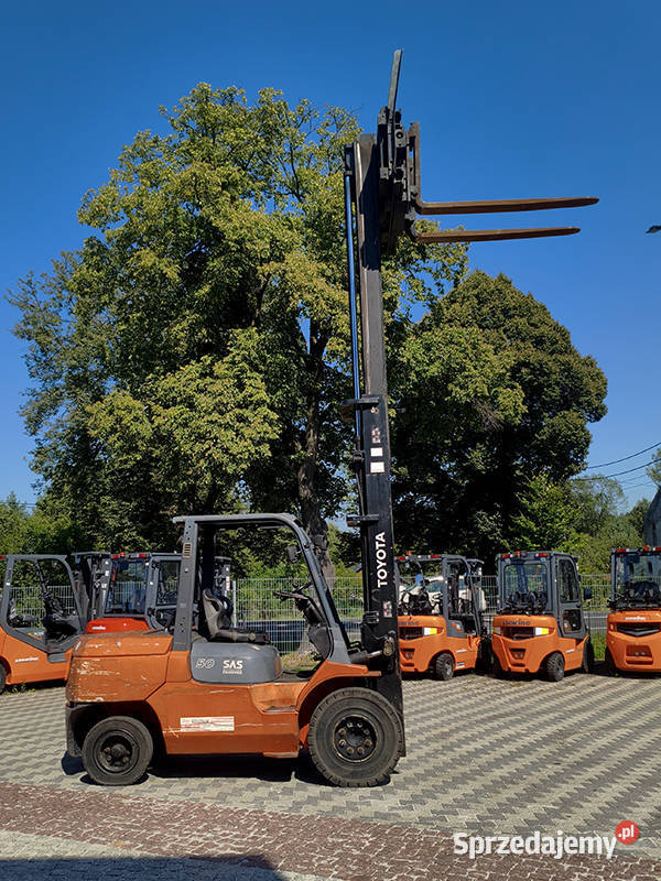 Wózek widłowy Toyota 025FDA50 5 ton duplex 5 m małopolskie
