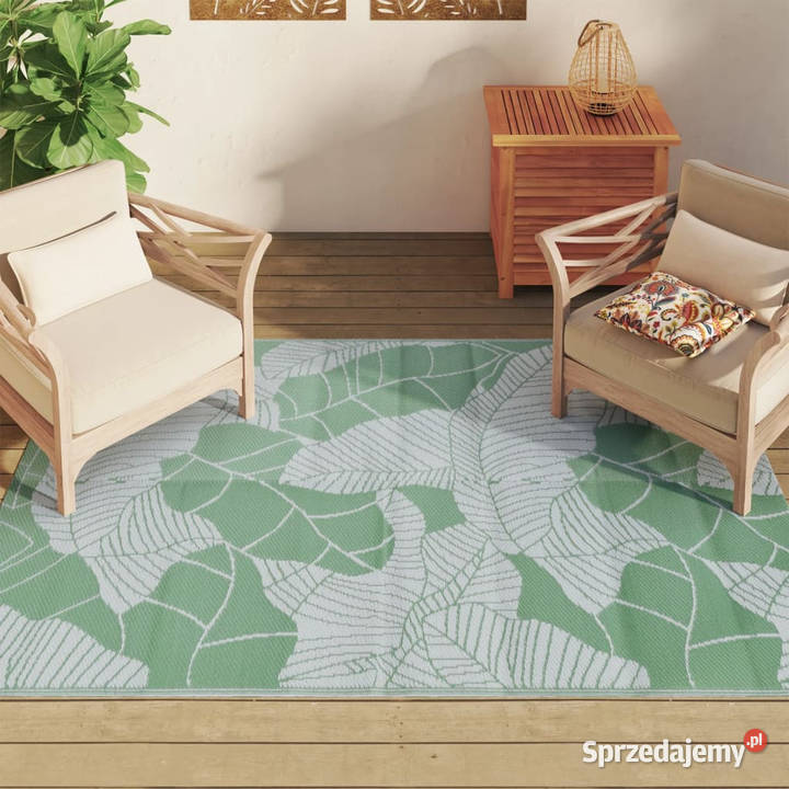 Dywan zewnętrzny zielony 140x200 PP WM368586 Warszawa
