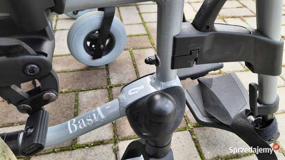 Wózek inwalidzki składany lekki rama aluminiowa Syców