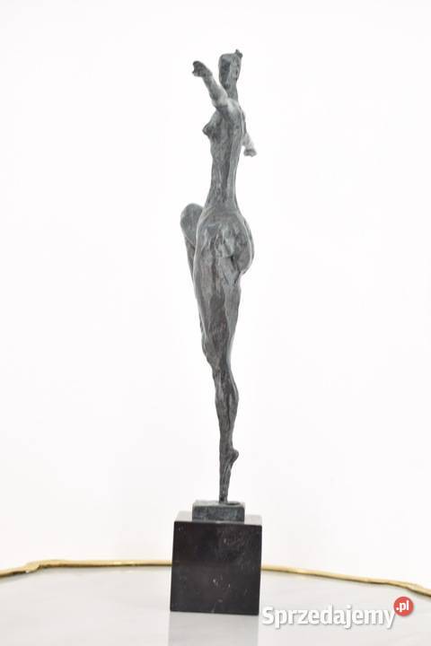 Nowoczesna Rzeźba Łgarska Kobieta Patyna Figura Kraków sprzedam