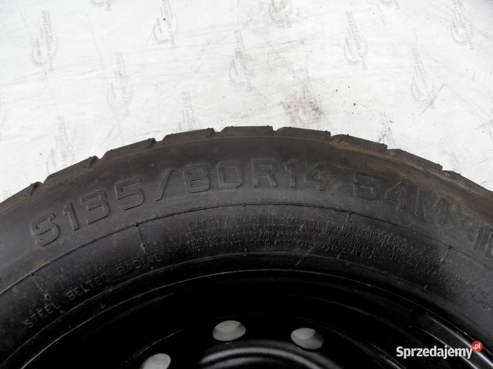 ALFA ROMEO FIAT LANCIA koło dojazdowe 1358014