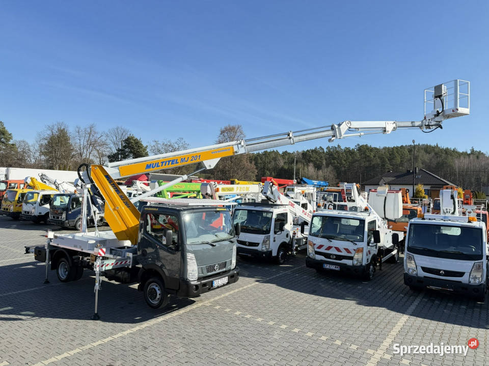 Nissan Cabstar Zwyżka Podnośnik Koszowy Multitel Motoryzacja Widełki