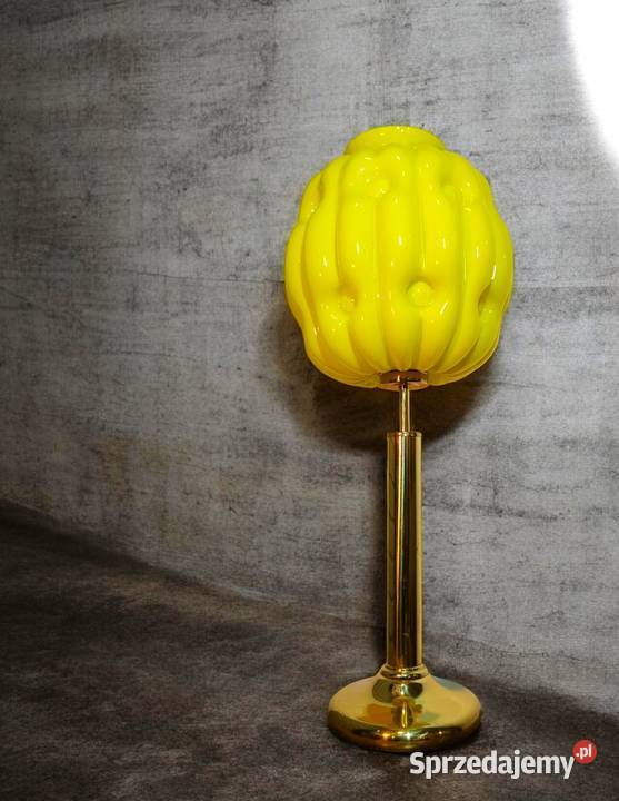 Lampa stołowa Art Deco lata 60 vintage pop art Kalisz