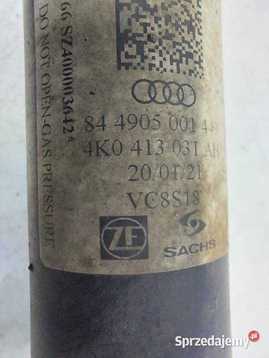 Audi A7 II 4K8 4M0 TFSI AMORTYZATOR PRAWY PRZÓD osobowe dolnośląskie